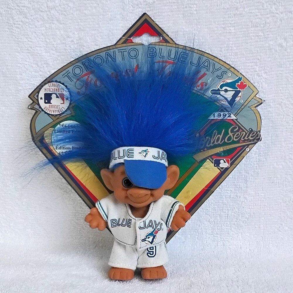 1992 MLB World Series Toronto Blue Jays John Olerud Forest Troll BNIP!!